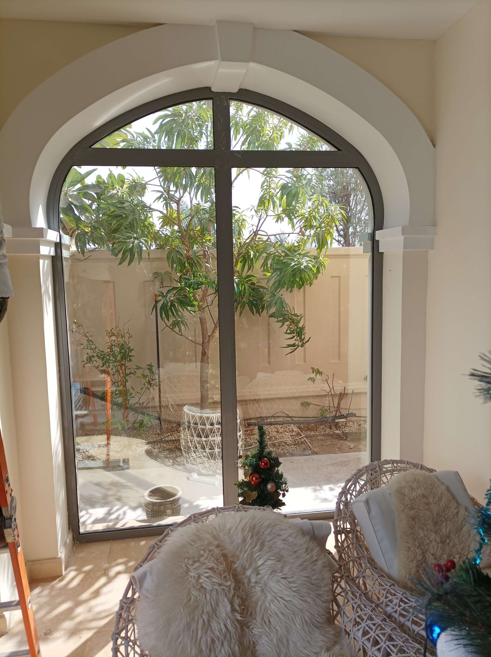 Glass partition installation by Gulf Light in Abu Dhabi