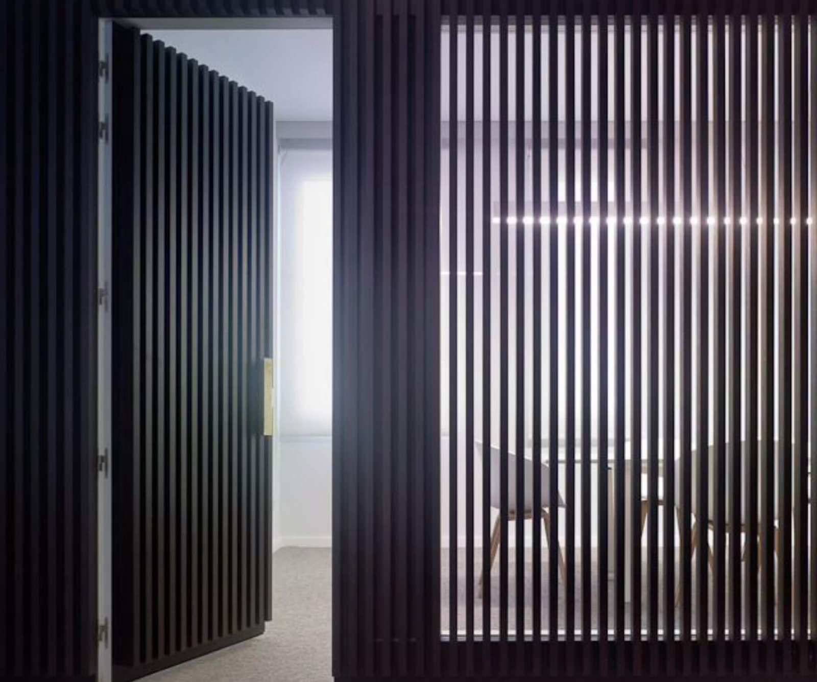 Aluminium Louver Doors by Gulf Light in Abu Dhabi