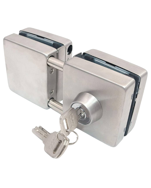 GLAC Square Glass Door Lock - 34/S image 2