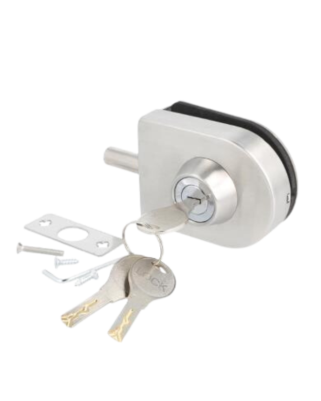 GLAC Round Glass Door Lock - 34/S image 2